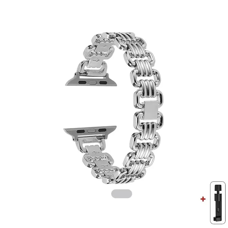 Apple Watch Metal Band - Luxury Chain Strap - Sleek Design