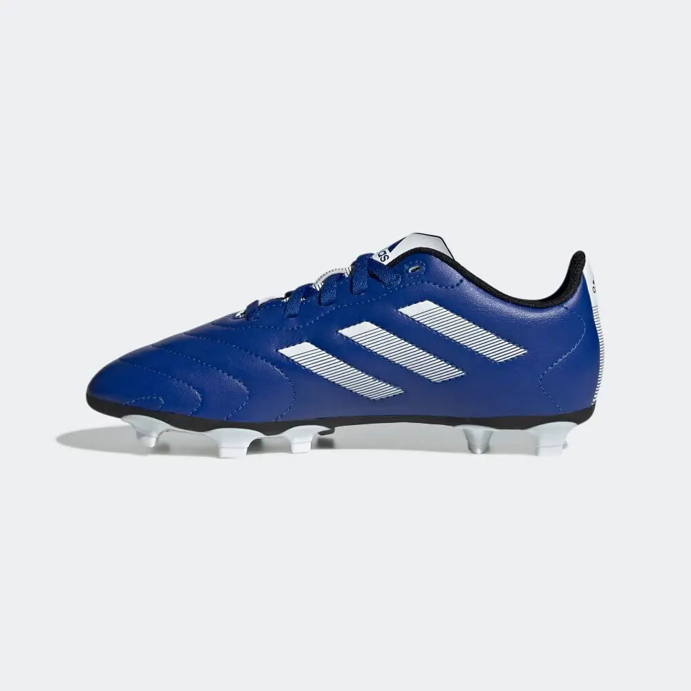 Adidas Unisex-Child Goletto VIII Firm Ground Soccer Shoe 11 Little Kid Team Royal Blue/White/Black - # BOAA71110004